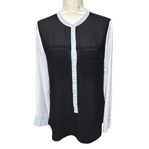 Sanctuary Colorblock Cafe Blouse